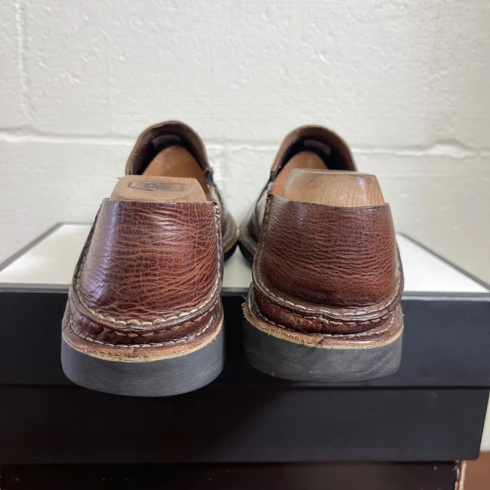 Sperry‎ Top Sider STS10276 Brown Leather Loafers Casual Slip On Shoes Men's 11 M